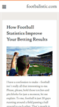 Mobile Screenshot of footbalistic.com